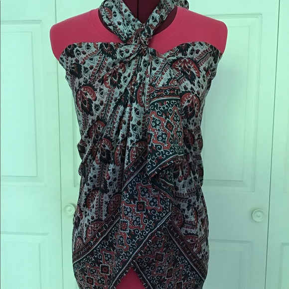 NWOT Pure Silk Sarong Handmade - Picture 1 of 7